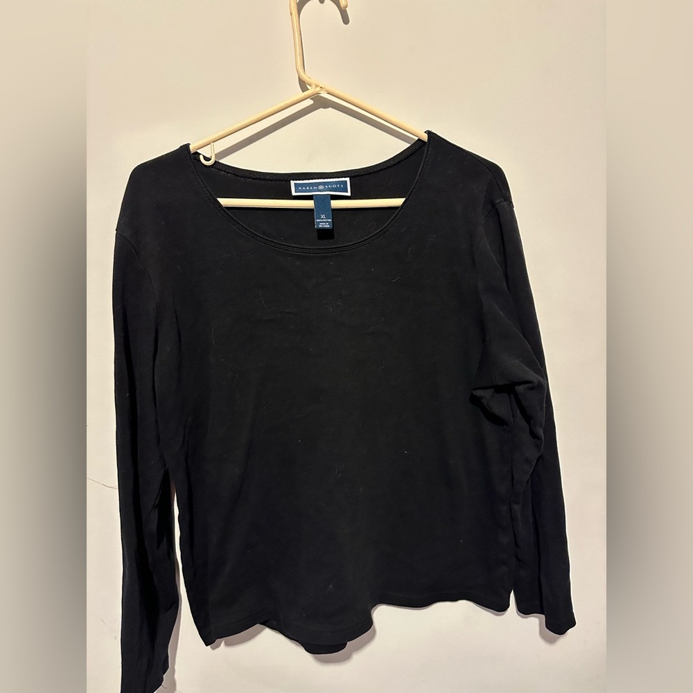 Black long sleeve shirt